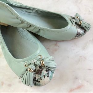 Elliott Lucca Stella Leather Tassel Ballet Flat